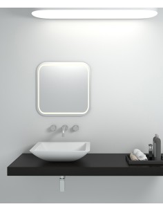Vasque à poser en solid surface Blanc mat - Isiro