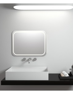 Vasque à poser rectangle en solid surface - Baraka