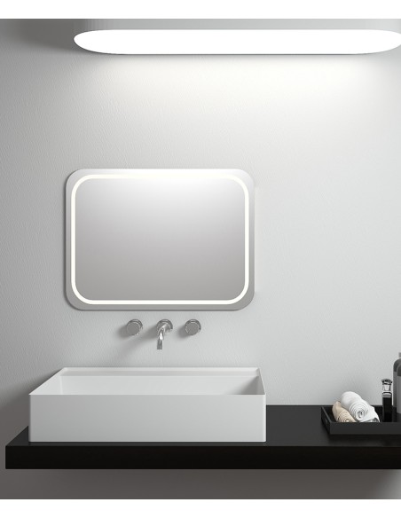 Vasque à poser rectangle en solid surface - Baraka