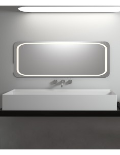 Vasque rectangulaire à poser en solid surface Blanc mat - Matadi