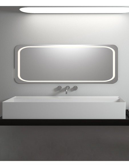 Vasque rectangulaire à poser en solid surface Blanc mat - Matadi
