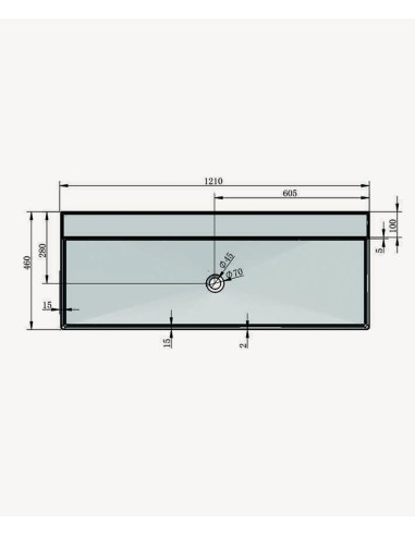 Vasque rectangulaire à poser en solid surface Blanc mat - Matadi