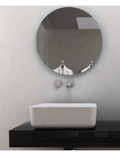 Vasque carrée à poser en solid surface Blanc mat - Bunia