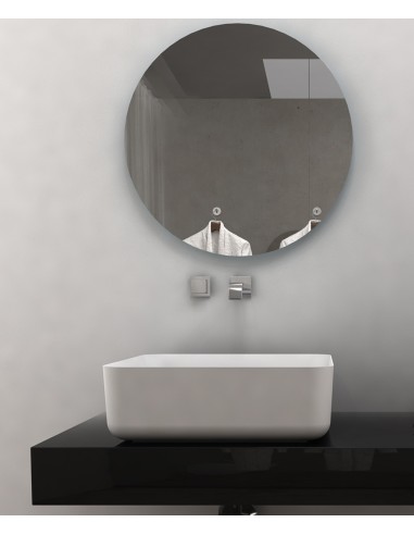 Vasque carrée à poser en solid surface Blanc mat - Bunia