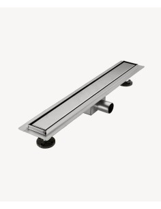 Caniveau de douche en inox Chromé - 900 mm