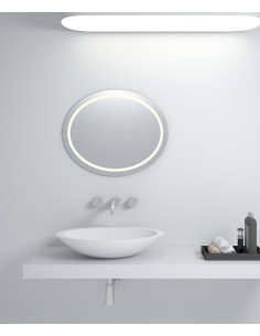 Vasque ronde à poser en solid surface Blanc mat - Mossendjo