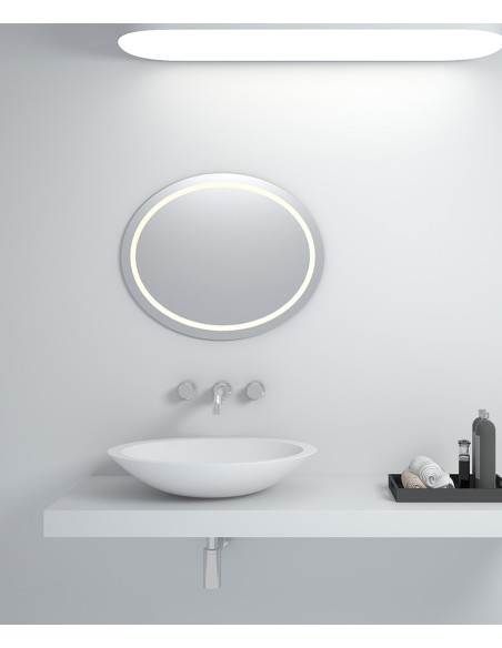 Vasque ronde à poser en solid surface Blanc mat - Mossendjo