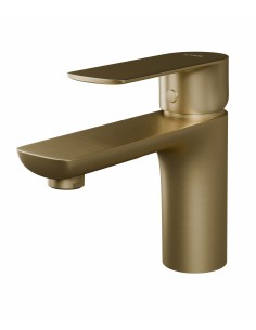 Mitigeur lavabo à poser Doré brossé - Nunki
