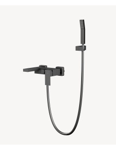 Mitigeur bain-douche mural Gun métal - Sirius