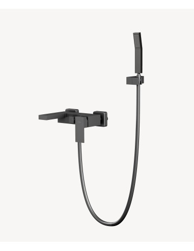 Mitigeur bain-douche mural Gun métal - Sirius