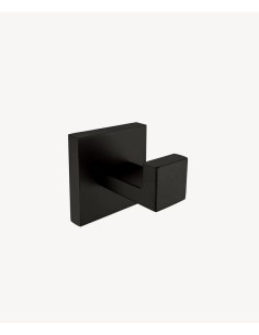 Patère inox Noir - Nara
