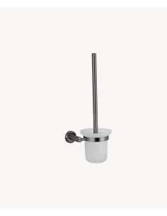 Porte-balai WC Gun métal - Corbeau