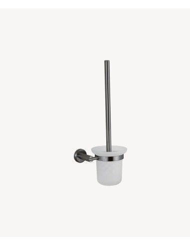 Porte-balai WC Gun métal - Corbeau