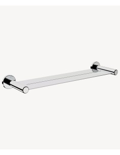 Etagère murale de salle de bain Chromé - Corbeau