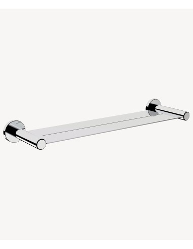 Etagère murale de salle de bain Chromé - Corbeau