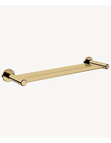 Etagère murale de salle de bain Doré brossé - Corbeau
