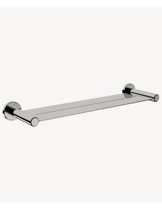 Etagère murale de salle de bain Nickel brossé - Corbeau