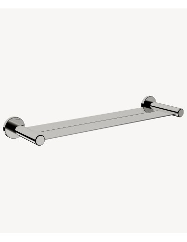 Etagère murale de salle de bain Nickel brossé - Corbeau