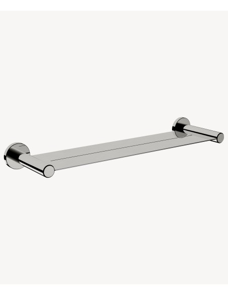 Etagère murale de salle de bain Nickel brossé - Corbeau