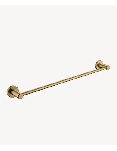 Porte-serviettes simple Doré brossé - Corbeau