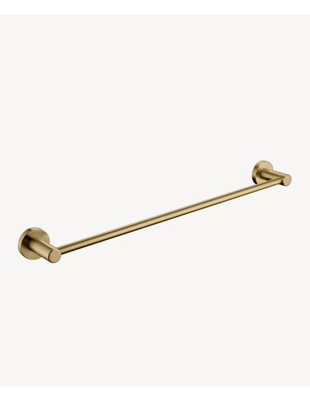 Porte-serviettes simple Doré brossé - Corbeau
