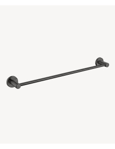Porte serviettes simple Gun métal - Corbeau