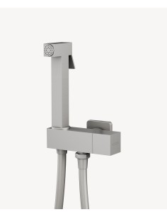 Ensemble douchette WC - Nickel brossé