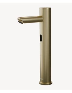 Mitigeur vasque automatique en laiton, eau froide,  Doré brossé - Corbeau
