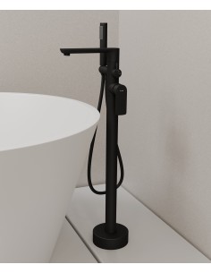 Robinet de baignoire sur pied Noir - Nunki