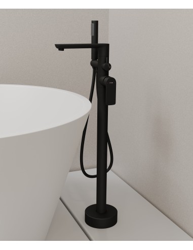 Robinet de baignoire sur pied Noir - Nunki