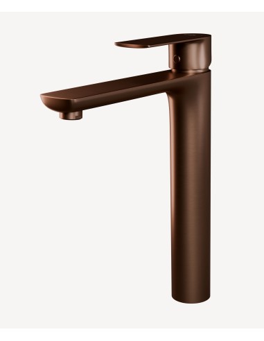 Robinet mitigeur vasque Or rose brossé - Nunki