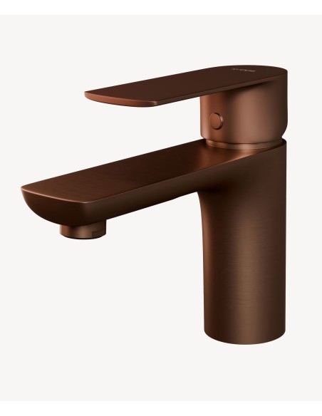 Mitigeur lavabo à poser Or rose brossé - Nunki