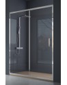 Paroi de Douche Low Line 1 - 1 Porte fixe + 1 Porte coulissante - QUADRA