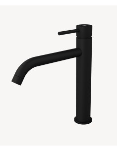 Mitigeur vasque avec bec long Noir - Corbeau