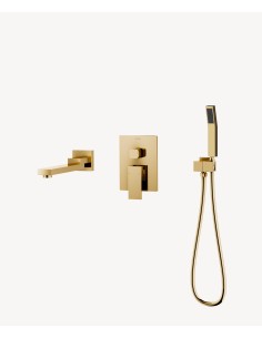 Mitigeur de baignoire à encastrer Doré - Sirius