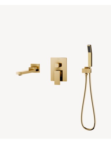 Mitigeur de baignoire à encastrer Doré - Sirius