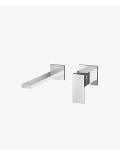 Mitigeur lavabo encastré Chromé - Sirius