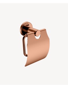 Porte-rouleau avec couvercle Or rose - Corbeau