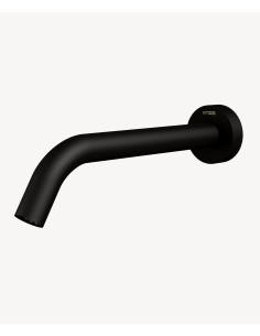 Robinet lavabo automatique mural, eau froide Noir - Corbeau