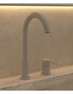 Mitigeur de lavabo 2 trous Blanc - Corbeau
