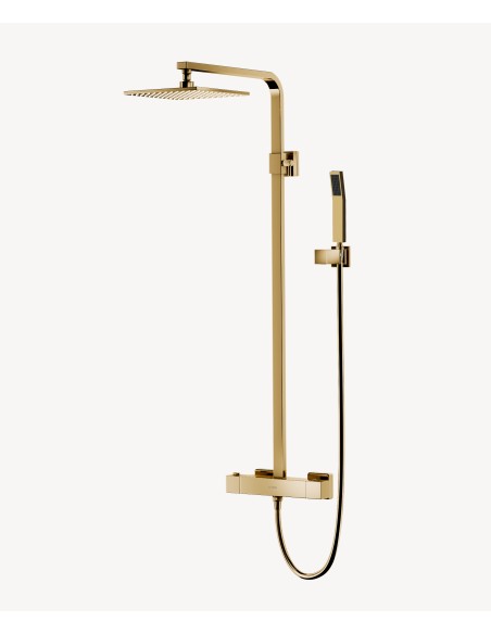 Colonne de douche thermostatique doré moderne - Sirius