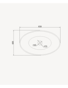 Vasque à poser en solid surface Blanc mat - Kitwit 2