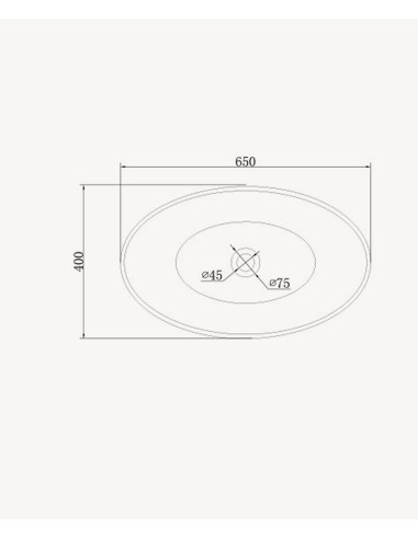 Vasque à poser en solid surface Blanc mat - Kitwit