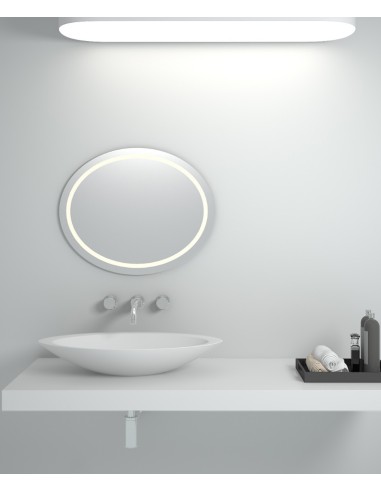 Vasque ovale à poser en solid surface Blanc Mat - Kinkala
