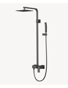 Colonne de douche mitigeur Gun métal - Sirius