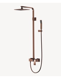 Colonne de douche mitigeur Or rose - Sirius