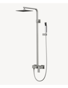Colonne de douche mitigeur Nickel brossé - Sirius