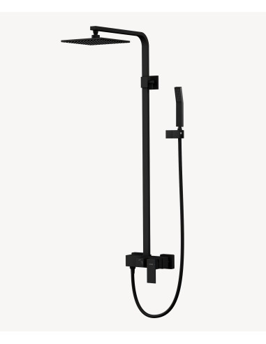 Colonne de douche mitigeur Noir - Sirius