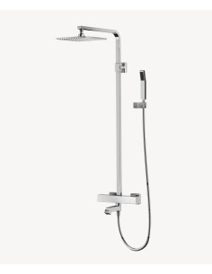 Colonne bain douche thermostatique Chromé - Sirius