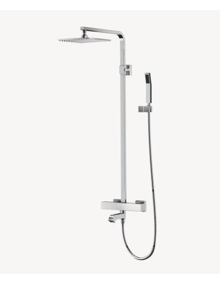 Colonne bain douche thermostatique Chromé - Sirius